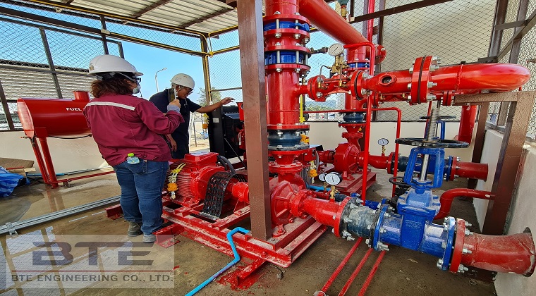 งานติดตั้ง " CALPEDA " Packet Fire Pumps (non-list)  แก่งคอย จังหวัดสระบุรี